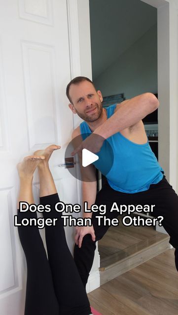 One Leg Longer Than The Other, How To Align Your Hips, Knee Mobility, Targeted Workouts, Hip Alignment, Target Workout, Hip Exercises, Daily Exercises, Hip Pain Relief