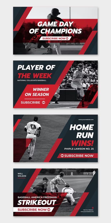 Baseball Player Youtube Thumbnail Templates AI, EPS Sports Youtube Thumbnail, Food Youtube Thumbnail Design, Sports Thumbnail Design, Youtube Thumbnail Design Template, Youtube Thumbnails Design, Youtube Video Cover Design, Sports Thumbnail, Thumbnail Layout, News Thumbnail