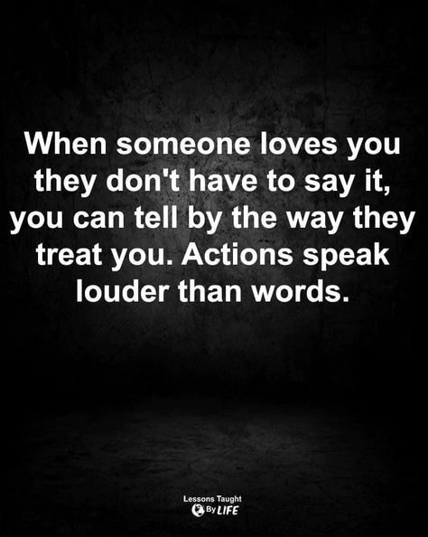 Couple Love Quotes, When Someone Loves You, Lessons Taught By Life, Interracial Couple, Actions Speak Louder Than Words, Romantic Things, Interracial Couples, Couple Quotes, Say You