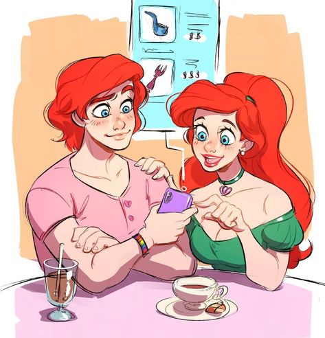 Ripa’s Instagram profile post: “#ariel #thelittlemermaid #mermaid #merman #genderbend #disney #disneyprincess #princess #fanart #disneyfanart” Male Ariel, Genderbend Disney, Disney Characters Genderbend, Princess Fanart, Disney Characters As Humans, Gender Bent Disney, Dreamworks Art, Mermaid Stories, Disney Princess Fan Art