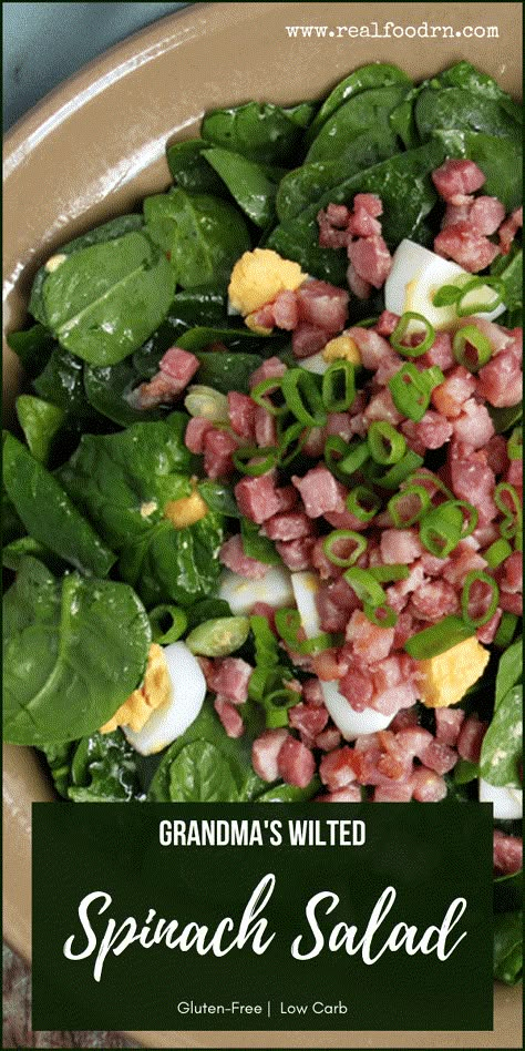 Wilted Spinach Salad, Homemade Pasta Recipe, Spinach Salad Recipes, Wilted Spinach, Paleo Salads, Simple Salad, Herb Recipes, Fun Salads, Allergy Free Recipes