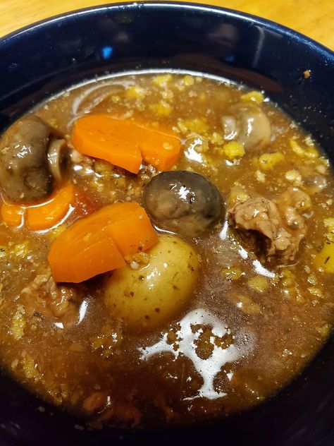 Witches Stew Recipe, Witches Brew Stew, Witches Stew, Halloween Feast, White Bean Soup Recipes, Slow Cooked Chicken, Bean Soup Recipes, Homemade Hamburgers, White Bean Soup