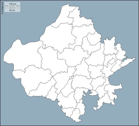 Rajasthan : free map, free blank map, free outline map, free base map : outline, districts Rajasthan Map Hd, Rajasthan Map, Indian Map, World Geography Map, World Map Outline, Indian States, Hindi Worksheets, Report Cover, Geography Map