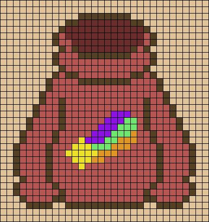 Mabel Sweater, Fall Cross Stitch, Gravity Falls Fan Art, Easy Perler Beads Ideas, Pixel Art Templates, Fall Knitting, Pixel Art Grid, Pix Art, Tapestry Crochet Patterns