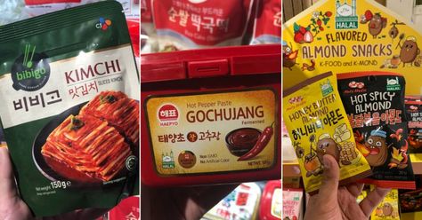 9 Halal Korean Food Products You Can Get Online In Malaysia Korean Food Products, Halal Korean Food, Korean Paste, Almond Butter Snacks, Halal Snacks, Almond Snack, Food Pic, Pepper Paste, Oleh Oleh