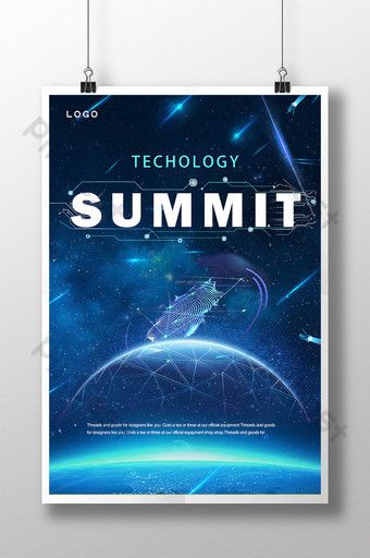 Blue cool and exquisite Science and Technology Summit Poster#pikbest#templates Innovation Design Poster, Science And Technology Poster, Tech Poster, Technology Poster, Pc Photo, Education Banner, Technology Theme, Technology Posters, Poster Psd Free Download