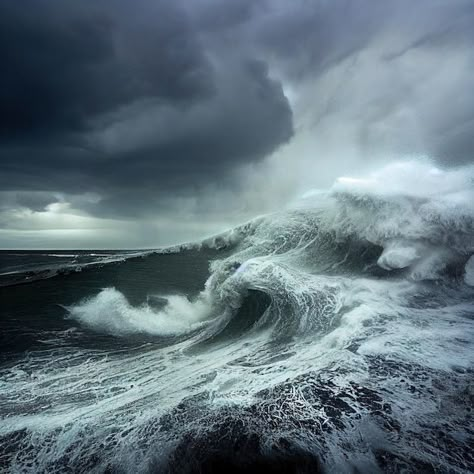 Scary Ocean, Tsunami Waves, Ocean Storm, Sea Storm, Natural Disaster, Stormy Sea, Sea Photo, Island Life, Image Hd