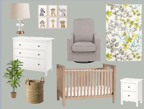 Nursery Mood Board, Changing Table Top, Mismatched Furniture, Pink Dresser, Baby Room Inspiration, Baby Drawing, White Dresser, Nursery Baby Room, White Nightstand