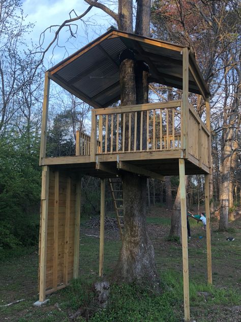 Zip Line Platform, Diy Zipline, Tree Forts, Backyard Christmas, Zip Line Backyard, Kids Yard, Backyard Kids Play Area, Tree Fort, Tree House Diy