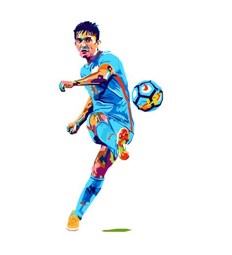 SUNIL CHHETRI - FOOTBALL PLAYER Football Players Illustration, Sunil Chhetri Drawing, Sunil Chhetri Art, Sunil Chhetri Wallpaper, Footballer Drawing, Sunil Chettri, Onam Quotes, Sunil Chhetri, Stadium Wallpaper