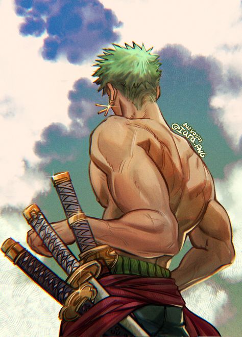 One Piece Wallpaper, رورونوا زورو, One Piece Man, One Piece Crew, Blue One Piece, Zoro One Piece, One Peice Anime, One Piece Drawing, One Piece Images