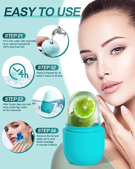 Face Puffiness, Ice Holder, Ice Roller For Face, Ice Facial, Roller For Face, Beauty Facial, Ice Roller, Face Roller, Facial Roller