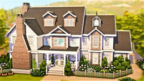 Gallery ID: MaeSeaSims Big Family Home, Home The Sims 4, Sims 4 Speed Build, Sims 4 Family, Sims 4 House Plans, Sims 4 House Building, Suburban House, Sims 4 House Design, Casas The Sims 4