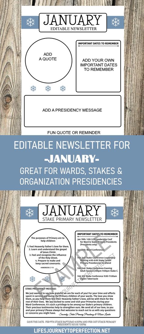 Rs Newsletter Template Free Printables, Primary Newsletter Template Free, Lds Primary Newsletter Template Free, Nursing Home Newsletter Ideas, Lds Relief Society Newsletter Template Free, Relief Society Newsletter Templates Free, Church Newsletter Ideas, Primary Newsletter, Relief Society Newsletter