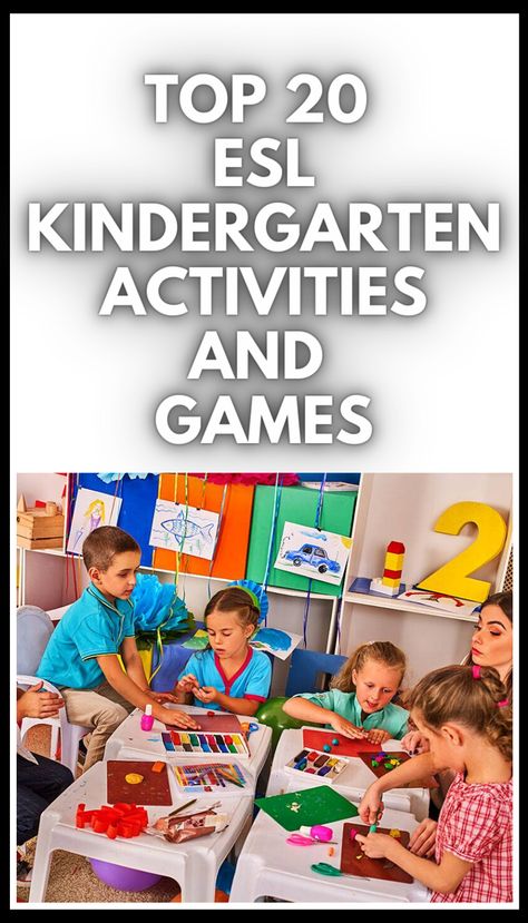 Esl Kindergarten, English Games For Kids, Fun Classroom Games, English Language Learners Activities, Teach English To Kids, Esl Games, English Teaching Materials, English Activities For Kids, Esl Lesson Plans