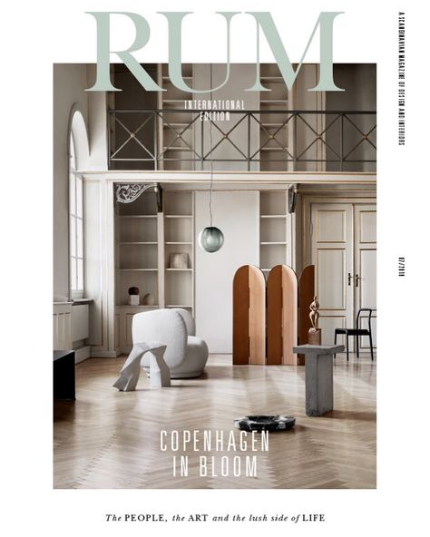 RUM Interior Design on Instagram: “Our International Edition is out tomorrow and we can’t wait to show you ➰ COPENHAGEN IN BLOOM/ The people, the art and the lush side of…” Interior Design Magazine Cover, Interior Design Magazine Layout, Magazine Design Cover, Magazine Front Cover, Om Design, Indesign Layout, Cover Books, House Design Pictures, Architecture Magazines