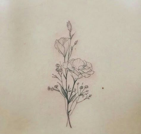 Discover and share the most beautiful images from around the world Narcissus Tattoo, Botanisches Tattoo, Wildflowers Tattoo, Simple Flower Tattoo, Wildflower Tattoo, Delicate Tattoo, Botanical Tattoo, Sister Tattoos, Flower Tattoo Designs