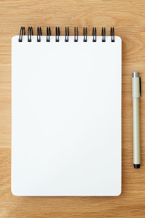 Download free image of Blank plain white notebook page with a pen by Kut about blank paper pen, blank notebook page, desk, background and blank White Image Plain, Note Book Page, Blank Notebook Page, Blank Image, White Blank Page, Free Writing Paper, Empty Book, Notebook Mockup, White Notebook