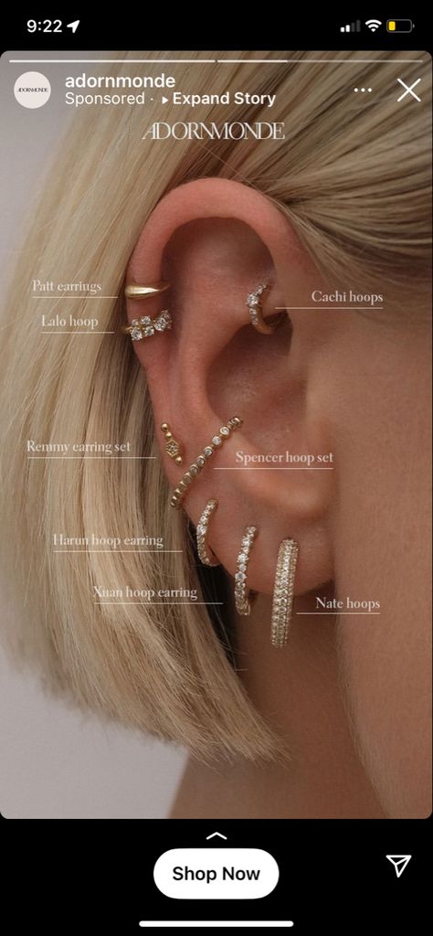 Kylie Jenner Ear Piercings, Kylie Jenner, Ear Piercings, Piercings, Map, Tattoos