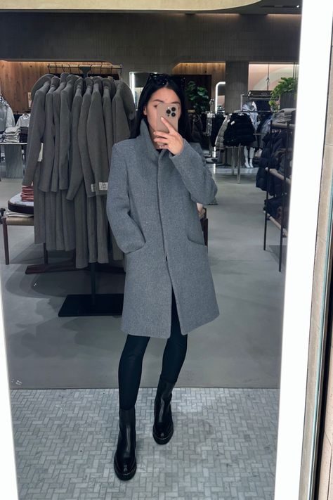 Aritzia cocoon coat petite winter favorites Aritzia Coat Outfit, Aritzia Cocoon Coat, Cocoon Coat Aritzia, Petite Winter Coats, Aritzia Coat, Sam Edelman Boots, Extra Petite, Cocoon Coat, Vintage European