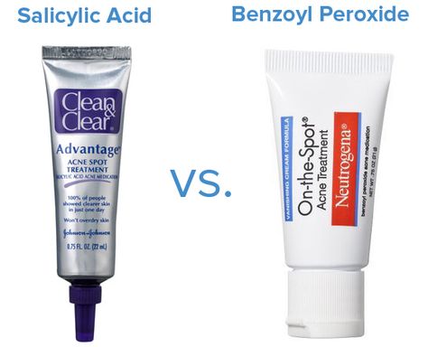 Benzoyl Peroxide vs. Salicylic Acid: Which One Is Better For You? Benzol Peroxide, Salicylic Acid Benefits, Cleaning With Peroxide, Face Treatments, Skincare Goals, Acne Products, Treating Acne, Skin Therapist, Apply Foundation