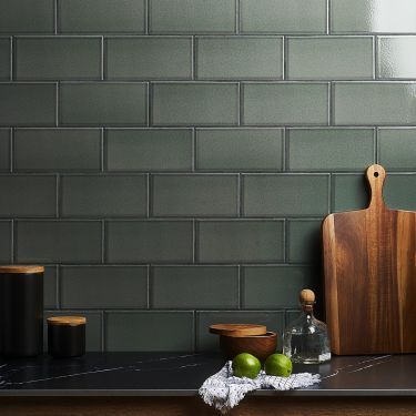 Shop Our Complete Collection : Shop TileBar.com Dark Gray Backsplash, Gray Kitchen Backsplash, Crackle Glaze Tiles, Gray Tile Backsplash, Glossy Ceramic Tile, Cleaning Ceramic Tiles, Grey Subway Tiles, Ceramic Tile Backsplash, Cleaning Tile Floors