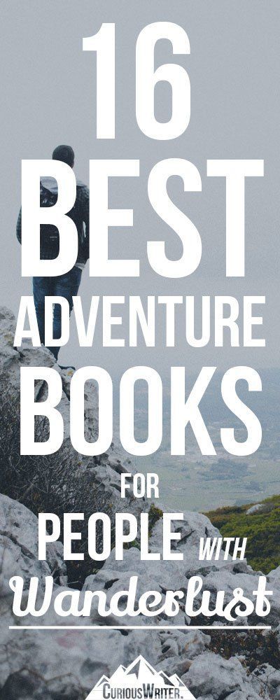 16 of the absolute best advneture books for people with wanderlust - great stories, great characters, great adventures. Curiouswriter.com Best Adventure Books, Adventure Books, Reading Rainbow, Travel Reading, Voyage Europe, Travel Books, Adventure Book, What To Read, Books And Movies