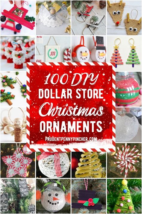 Add a personal touch to your christmas tree on a budget with these dollar store DIY Christmas ornaments. These ornament christmas crafts are a great way to add some holiday cheer to your home without breaking the bank. Whether you are looking for christmas crafts for kids or christmas crafts for adults, there are plenty of DIY Christmas decorations to choose from. Christmas Crafts For Adults Ornaments, Dollar Tree Christmas Ornaments, Diy Jars, Dollar Store Diy Christmas, Infant Crafts, Bandana Crafts, Dollar Store Christmas Decor, Dollar Store Christmas Decorations, Dollar Store Christmas Crafts