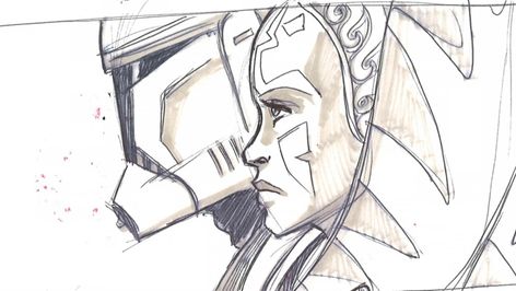 Rex Star Wars, Rex And Ahsoka, Siege Of Mandalore, Dave Filoni, Ashoka Tano, Captain Rex, Star Wars Celebration, Star Wars Drawings, Star Wars Tattoo