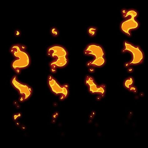 Fire Animation Reference, Potions Tattoo, Tvpaint Animation, Flame Animation, Fire Sprite, How To Do Animation, Animation Walk Cycle, Fire Animation, Drawings Photography