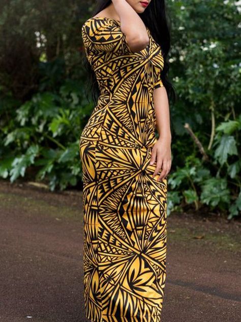 Samoan Photography, Curvy Office Wear, Samoan Clothing, Samoan Dress, Samoan Designs, Polynesian Fashion, Island Culture, New Dress Pattern, Island Style Clothing