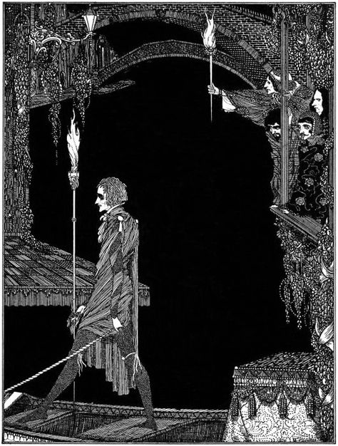 Harry Clarke's Illustrations for Poe's Tales of Mystery and ... Tales Of Mystery And Imagination, Harry Clarke, Aubrey Beardsley, Allen Poe, Edgar Allen Poe, Irish Art, Gothic Horror, Edgar Allan, Vintage Gothic