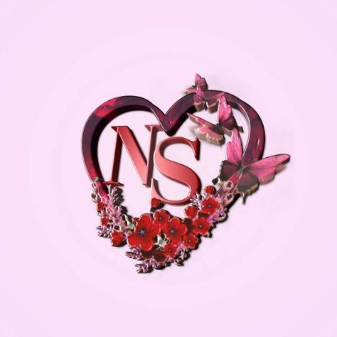 Ns Wallpaper Hd, N S Letter Images, Ns Wallpaper, A Love A Alphabet Wallpaper Letters, Ns Photo, S Letter Images, Love Smiley, Fairy Wallpaper, Love Heart Images