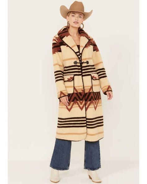 New Arrivals - Boot Barn Concert Outfit Winter, Winter White Outfit, Tasha Polizzi, Boot Barn, Southwestern Print, Blanket Coat, Winter Outfits Cold, Stylish Coat, Cold Weather Outfits