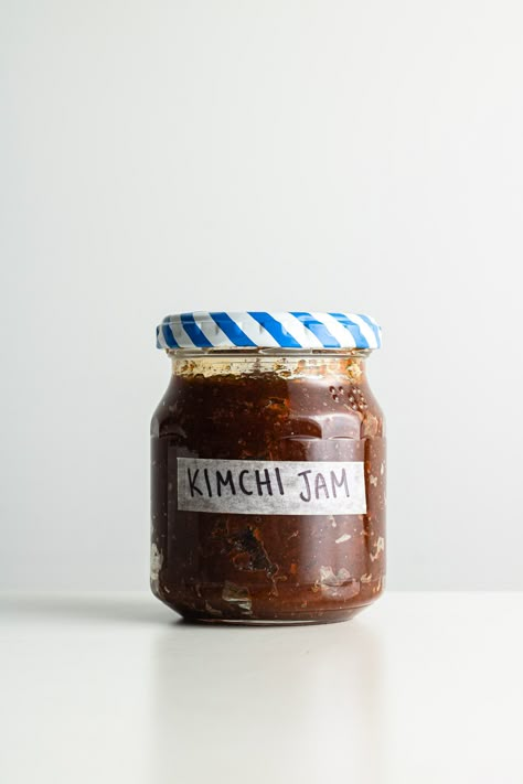 Caramelized Kimchi Jam - Okonomi Kitchen Okonomi Kitchen, Cultured Butter, Dark Soy Sauce, Miso Paste, Bagel Cream Cheese, Grilled Cheese Recipes, Fire Roasted Tomatoes, Fire Roasted, Roasted Tomatoes