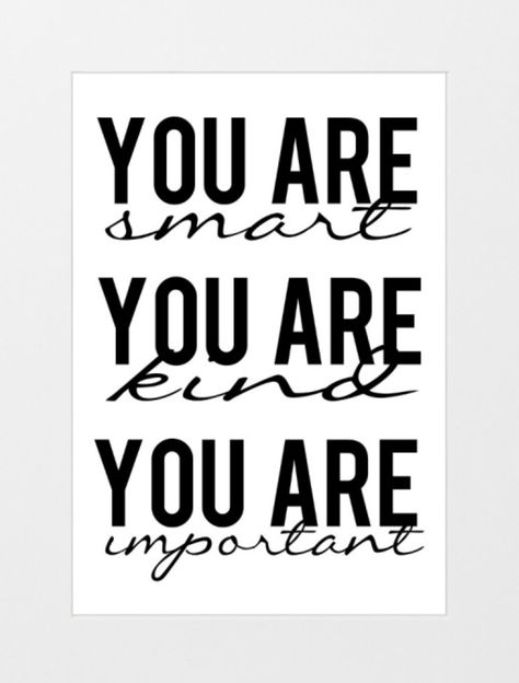 Math Quotes, Classroom Anchor Charts, You Are Smart, You Are Important, Wallpaper For Your Phone, Cute Room Decor, Be Kind To Yourself, Anchor Charts, Baby Room