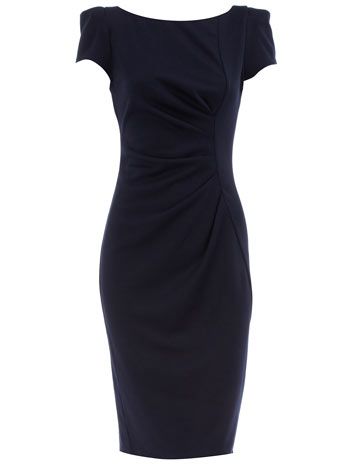 So pretty! Navy Blue Cocktail Dress, Navy Shift Dress, Blue Shift Dress, Professional Office, Sophisticated Dress, Love Clothing, Classic Outfits, Office Fashion, Dorothy Perkins