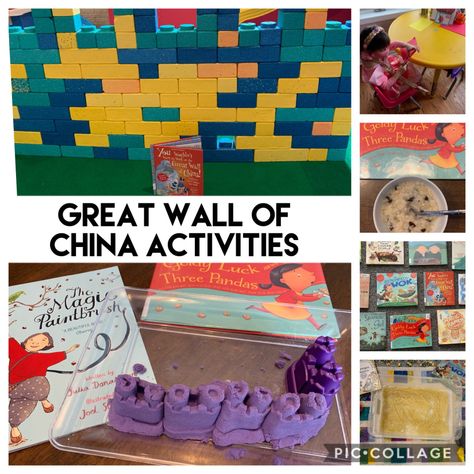 Stem Around The World, All Around The World Activities For Kids, International Week Preschool, China Theme Preschool, Great Wall, Around The World Lesson Plans Preschool, The World Around Us Activities Preschool, All Around The World, Asia Activities