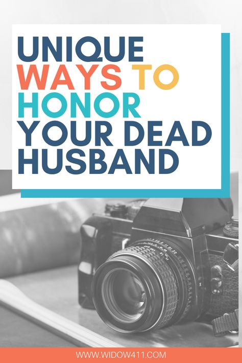 There are lots of creative ideas to honor your dead husband through keepsakes, tributes and dedications. If you’re looking for unique ways to ensure your husband’s memory lives on, consider these one-of-a-kind ideas. #widow411 #widow #survivingwidowhood #widowlife #lifeafterloss Widow Quotes, Widowed Mom, Husband Tattoo, Missing My Husband, Coping With Loss, Memorial Ideas, Keepsake Books, Husband Birthday, Memory Books