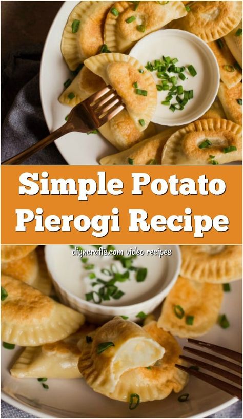 Simple And Tasty Potato Pierogi Recipe Potato Pierogi Recipe, Potato Pierogi, Biscuit Recipes Dinner, Quick Dinner Recipes Healthy, Pierogi Recipe, Pastas Recipes, Quick Healthy Dinner, Video Show, Quick Dinner Recipes