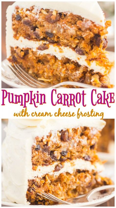 Carrot Cake Recipe With Pecans, Carrot Cake With Raisins Recipes, Carrot Cake With Pecans, Carrot Cake Recipe With Raisins, Carrot Cake With Raisins, Carrot Cake With Coconut, Pumpkin Carrot Cake, Carrot Cake Recipe Homemade, Spiced Carrot Cake