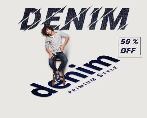 Latest poster design for denim. Minimal professional Denim Poster, Event Banner, Party Flyer, Brochure Design, Media Post, Social Media Post, Poster Design, Social Media, Media