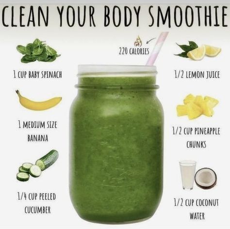 Fat Burner Smoothie, Smoothie Diet Challenge, Fruit Smoothie Recipes Healthy, Easy Healthy Smoothies, Smoothie Recipes Healthy Breakfast, Smoothie Drink Recipes, Juicer Recipes, Healthy Drinks Smoothies, Spinach Smoothie