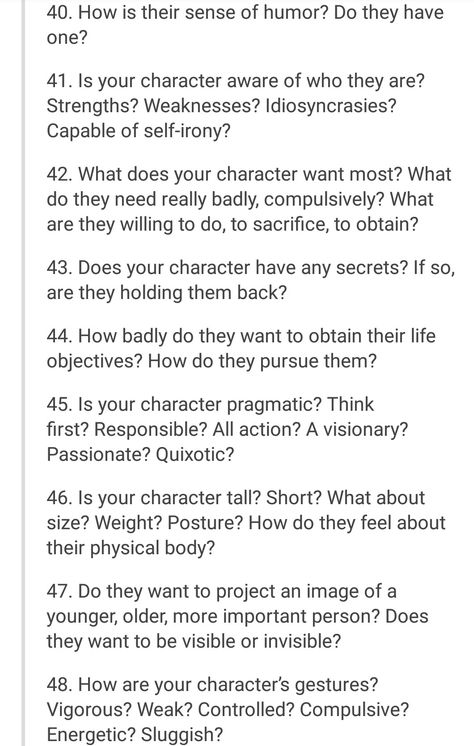 Character Solidifying: 5 Character Solidifying, Character Fears, Oc Questions, Oc Writing, 50 Questions To Ask, Character Tips, Character Questions, Story Development, Kindergarten Writing Prompts