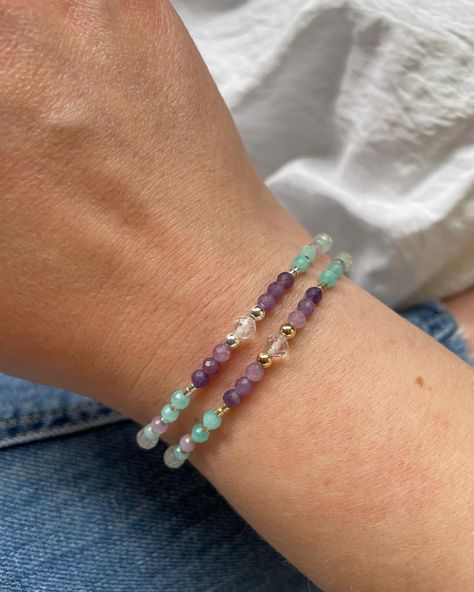 Newness …Limited Edition Anklets & Bracelets ✨ With only 30 available of each, our limited edition Renew + Revive Anklets and Bracelets are filled with Amazonite, Lilac Lepidolite & Clear Quartz ✨ Swipe for more ⇢ Head over to our website for yours - Shop ‘New In’ 🔗In Bio . . . . . . . . . . . . . . . . . #ankletseason #crystalloversofinstagram #gemstonejewelry #limitededitions #braceletstacks Healing Crystal Bracelets, Crystal Healing Bracelets, March 25, Anklet Bracelet, Bracelet Gold, Bracelet Stack, Healing Crystal, Gemstone Bracelet, Crystal Bracelets