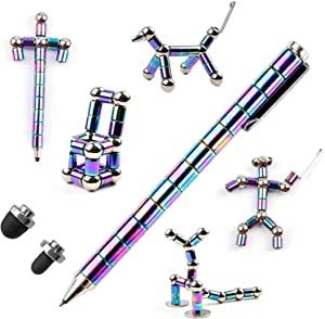 Amazon.com: Fidget Pen, Decompression Magnetic Fidget Toy Pen , Magnet Pen Fidget Toy Relieve Pressure Novel Toy Gift for Kids or Friends! (Colours) : Toys & Games Fidget Pen, Magnet Toys, Magnetic Pen, Cool Fidget Toys, Magnetic Toys, Metal Pen, Metal Toys, Best Pens, Desk Toys