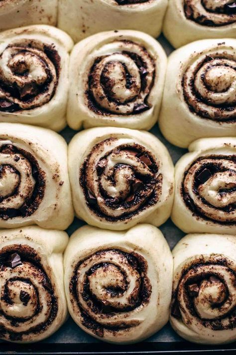 Fluffy Rolls, Chocolate Rolls, Homemade French Bread, Sweet Roll Recipe, Chocolate Cream Cheese Frosting, Chocolate Ideas, Apples Cinnamon, Breakfast Rolls, Chocolate Roll