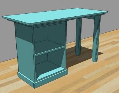 Diy Desk Plans, Chair Inspiration, Cheap Patio Furniture, Kids Desk, Desk Plans, Cheap Patio, Desk Area, White Kitchen Island, Kids' Desk