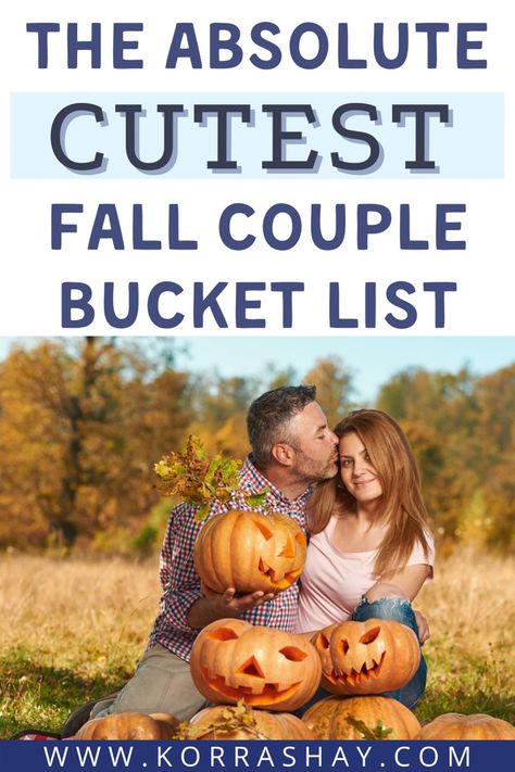 The absolute cutest fall couple bucket list! Fall themed date night ideas bucket list! Fall Bucket List For Couples Date Ideas, Fall Bucket List For Couples, Couples Bucket List, Fall Beers, Fall Couple, Date Activities, Fall Candle Scents, Bucket List Ideas, Date Night Ideas