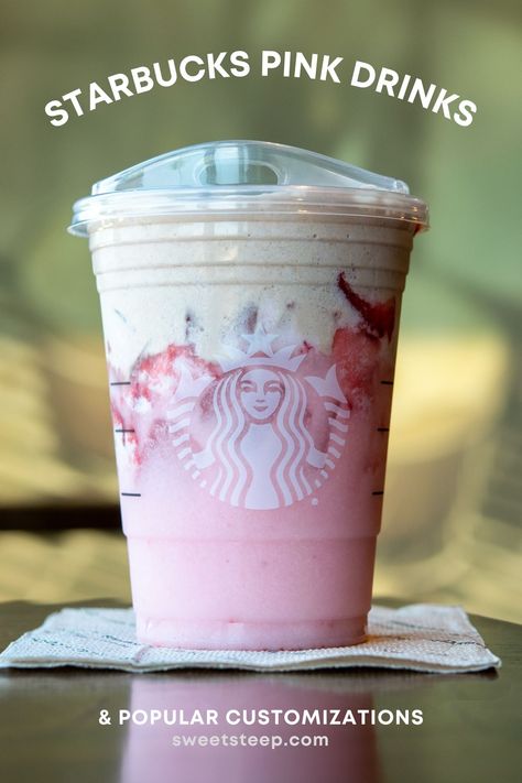 12 Tasty Starbucks Pink Drinks & How to Order Each Customization Friendship Tea Recipe, Starbucks Matcha Green Tea, London Fog Tea Latte, Pink Drink Starbucks, Resep Starbuck, Minuman Starbucks, Starbucks Chocolate, Starbucks Pink Drink, Passion Tea Lemonade